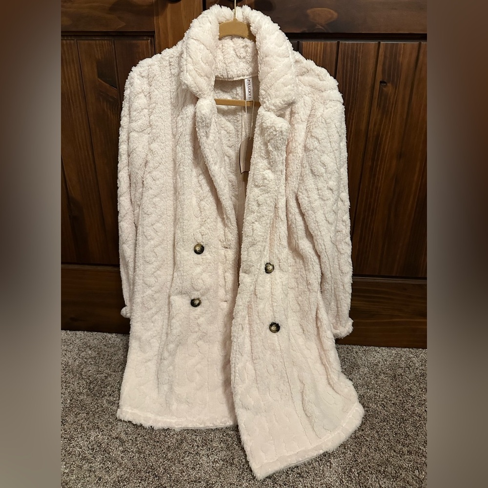 Winter Thicken Fluff/Granular Fleece Fabric Plain Casual